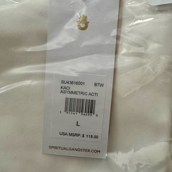 NWT SPIRITUAL GANGSTER White Asymmetrical Dress - Picture 6 of 7